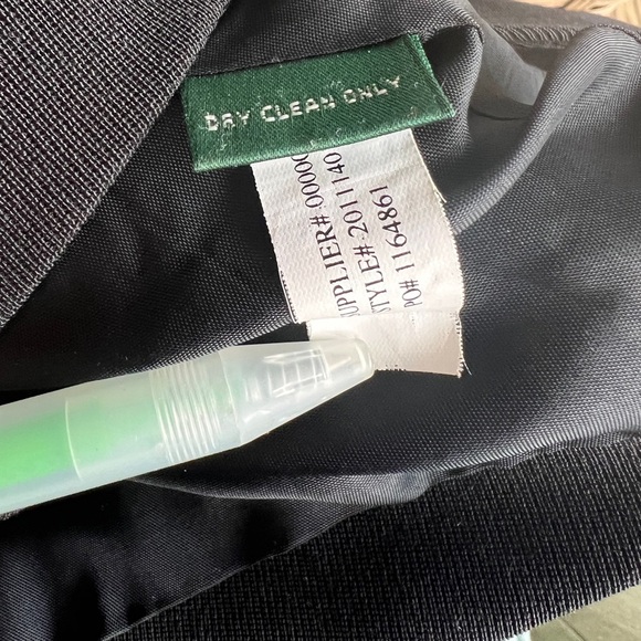 VTG- RALPH LAUREN Black 100% Wool Gold Button Crest Crown Patch Blazer Sz 12P - Picture 13 of 15